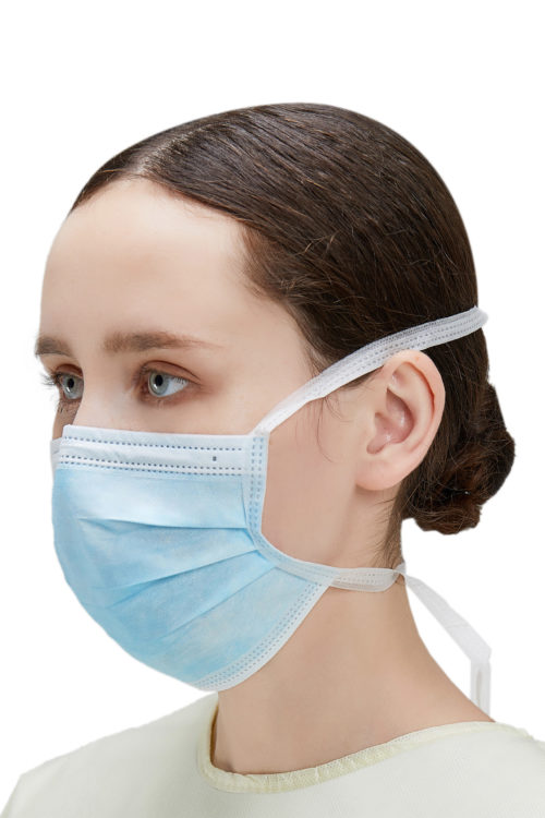 Masques IIR Bleu à élastiques - Carton de 60 Boîtes de 50 pcs