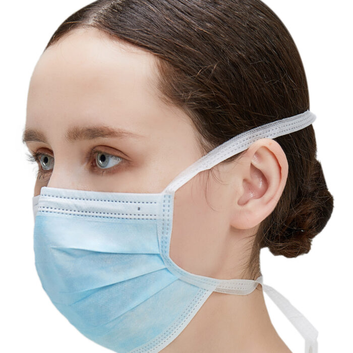 Masques IIR Bleu à élastiques - Carton de 60 Boîtes de 50 pcs