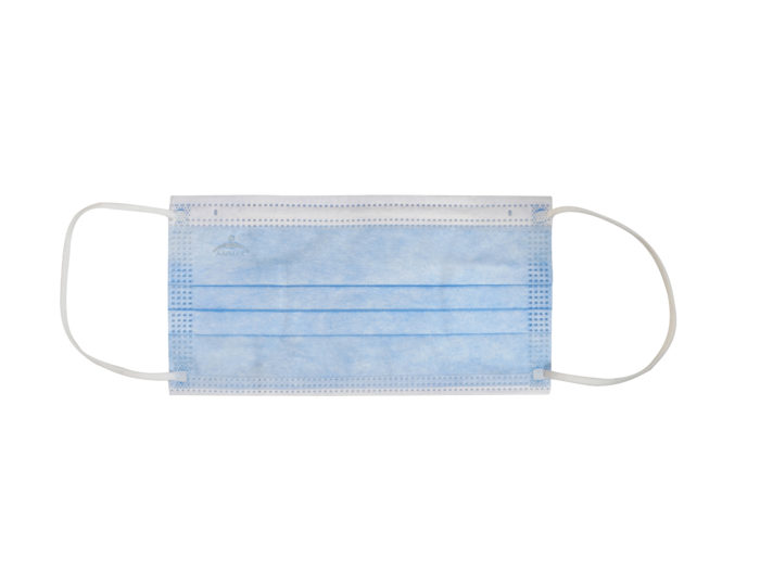 Masque non tissé médical 3 plis type IIR – Carton de 60 Boîtes de 50 pcs