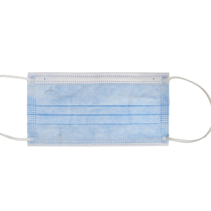 Masque non tissé médical 3 plis type IIR – Carton de 60 Boîtes de 50 pcs