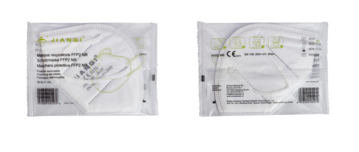 Masque respiratoire FFP2 NR – Carton de 40 Boîtes de 25 sachets – Image 3