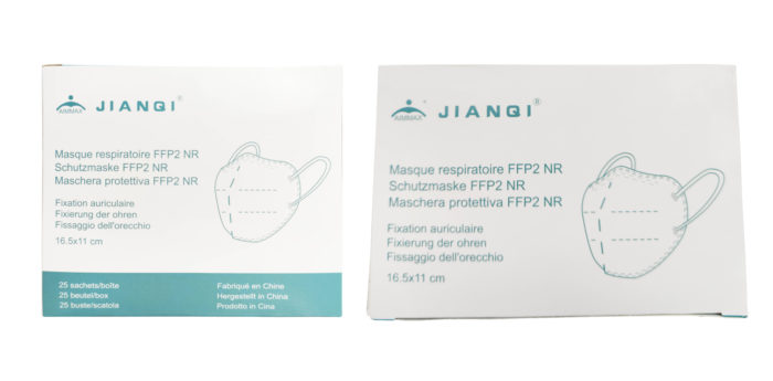 Masque respiratoire FFP2 NR – Carton de 40 Boîtes de 25 sachets – Image 2