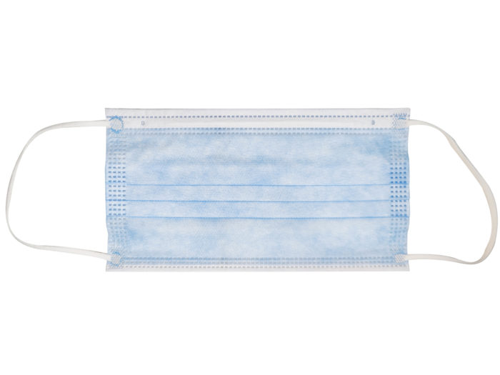 Masques IIR Bleu à élastiques - Carton de 60 Boîtes de 50 pcs – Image 2