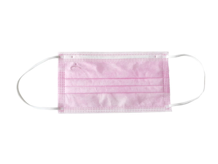 Masques non tissé IIR rose - Carton de 60 Boîtes de 50 pcs