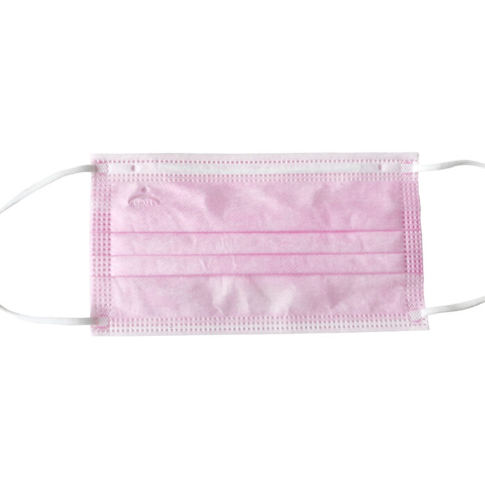 Masques non tissé IIR rose - Carton de 60 Boîtes de 50 pcs