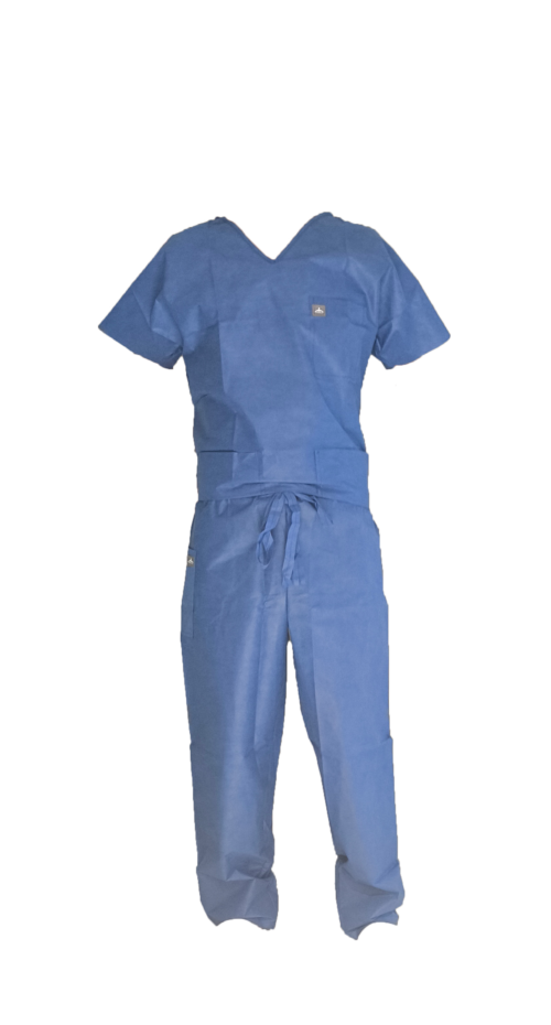 Tenue de bloc - Tunique et pantalon - Carton de 50 sachets de 1 set