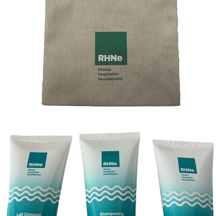 Trousse de toilette avec Logo RHNE - 1 set par sachet