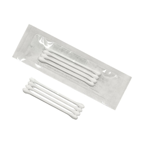 Applicateur PP 75x2.5mm Double Têtes Coton - Carton de 200 peel packs